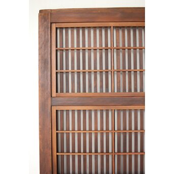 障子枠付クリアガラス格子戸　L1099 