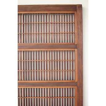 障子枠付クリアガラス格子戸　L1099 