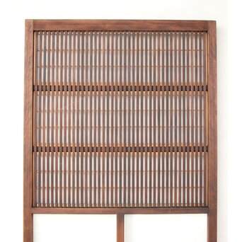 障子枠付クリアガラス格子戸　L1099 