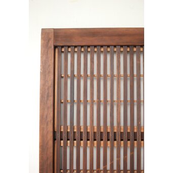 障子枠付クリアガラス格子戸　L1099 