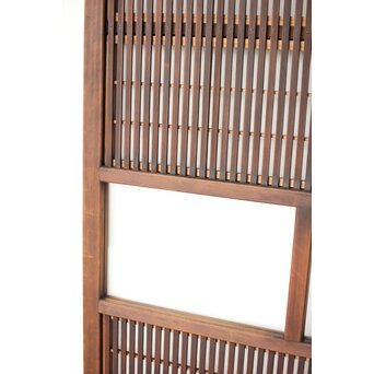 障子枠付クリアガラス格子戸　L1099 