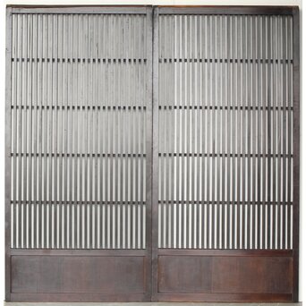 堅牢飴色 太格子戸 3枚1組　L1100 AB　ウラ