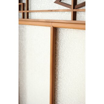 松皮菱組子 色ガラスの建具 2枚1組　GD0188Y 