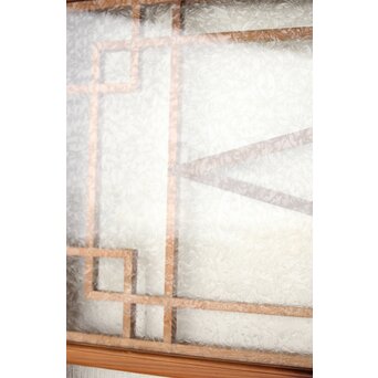 松皮菱組子 色ガラスの建具 2枚1組　GD0188Y 