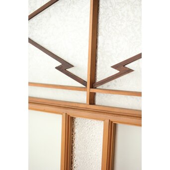 松皮菱組子 色ガラスの建具　GD0189 