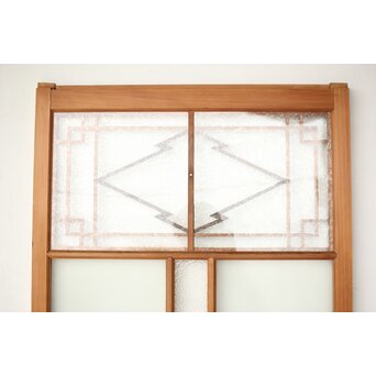 松皮菱組子 色ガラスの建具　GD0189 