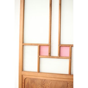 松皮菱組子 色ガラスの建具　GD0189 
