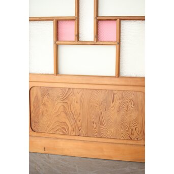 松皮菱組子 色ガラスの建具　GD0189 