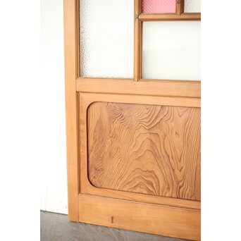 松皮菱組子 色ガラスの建具　GD0189 