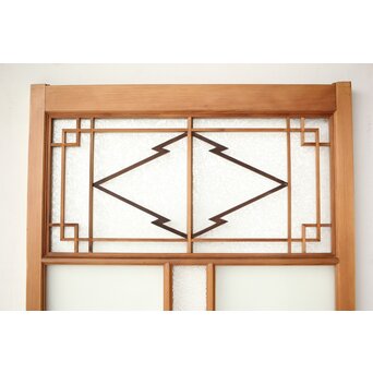 松皮菱組子 色ガラスの建具　GD0189 