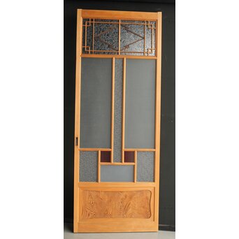 松皮菱組子 色ガラスの建具　GD0189 