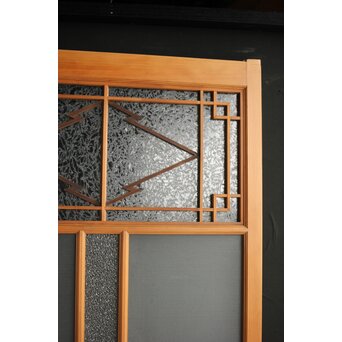 松皮菱組子 色ガラスの建具　GD0189 