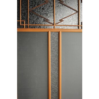 松皮菱組子 色ガラスの建具　GD0189 