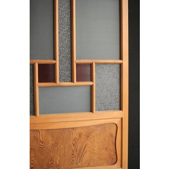 松皮菱組子 色ガラスの建具　GD0189 