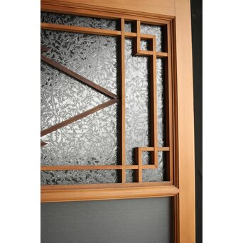松皮菱組子 色ガラスの建具　GD0189 