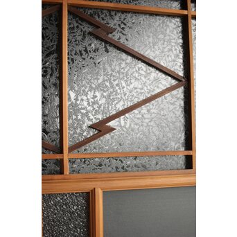 松皮菱組子 色ガラスの建具　GD0189 