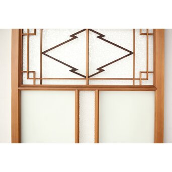 松皮菱組子 色ガラスの建具　GD0189 