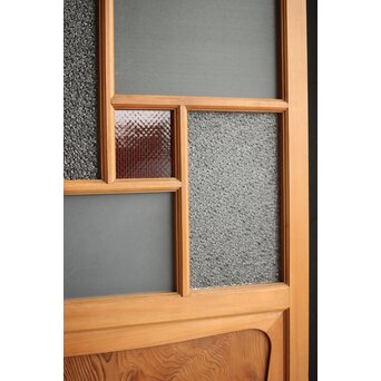 松皮菱組子 色ガラスの建具　GD0189 