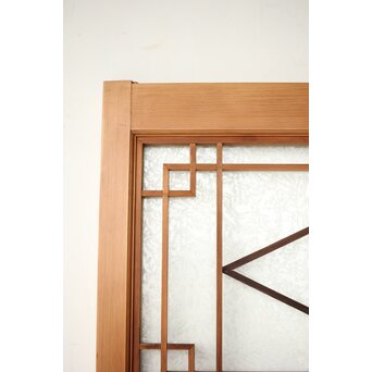 松皮菱組子 色ガラスの建具　GD0189 