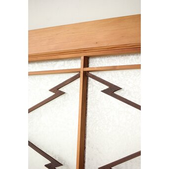 松皮菱組子 色ガラスの建具　GD0189 