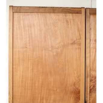 栃一枚板 建具 4枚1組　B1042Y 