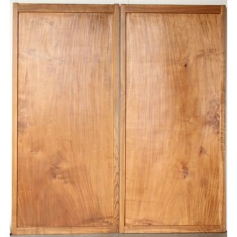 栃一枚板 建具 4枚1組　B1042Y AB　表