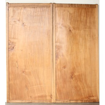 栃一枚板 建具 4枚1組　B1042Y CD　ウラ