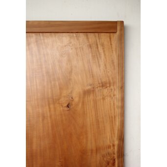 栃一枚板 建具 4枚1組　B1042Y 良く磨かれています　手触りも良好