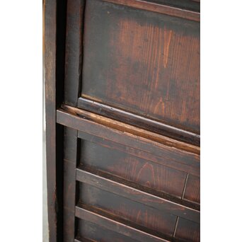 飴色 欅造り 民藝時代階段箪笥　C410 