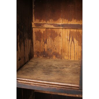 飴色 欅造り 民藝時代階段箪笥　C410 