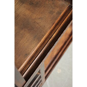 飴色 欅造り 民藝時代階段箪笥　C410 