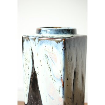 五代 清水六兵衛 瀬戸唐津花瓶　P411 