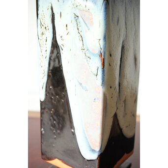 五代 清水六兵衛 瀬戸唐津花瓶　P411 