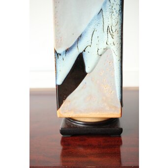 五代 清水六兵衛 瀬戸唐津花瓶　P411 