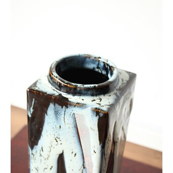 五代 清水六兵衛 瀬戸唐津花瓶　P411 