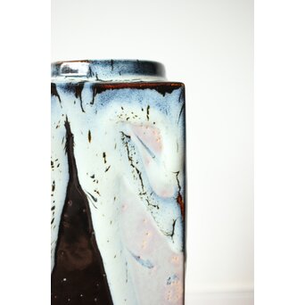 五代 清水六兵衛 瀬戸唐津花瓶　P411 