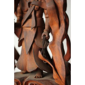 不動明王像 木彫像　X419 