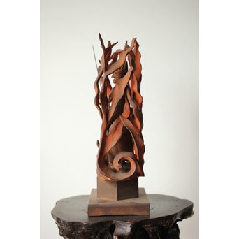 不動明王像 木彫像　X419 