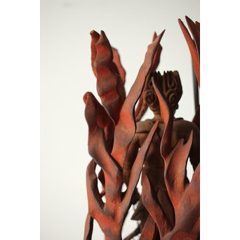 不動明王像 木彫像　X419 