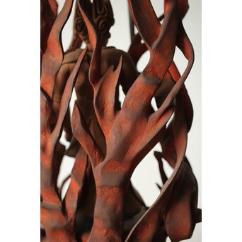 不動明王像 木彫像　X419 