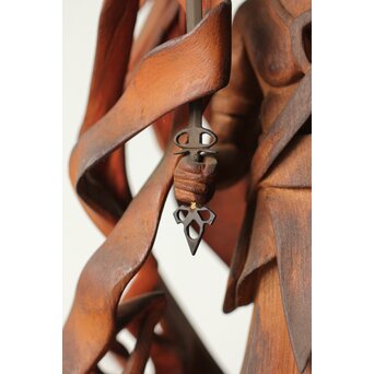 不動明王像 木彫像　X419 