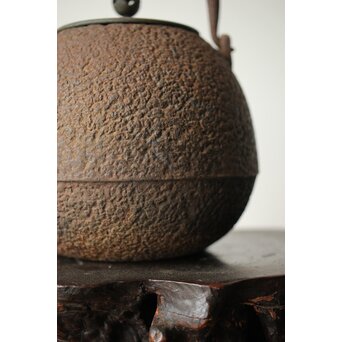 名越昌晴 大日本釜師長 鉄瓶/湯沸　M371 