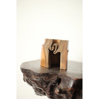 裏千家八代 一燈宗室 又玄斎花押 黒棗と竹蓋置　Q338 