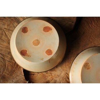 御本手 覆輪皿 五客　P414 