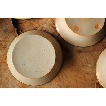 御本手 覆輪皿 五客　P414 