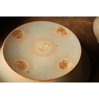 御本手 覆輪皿 五客　P414 