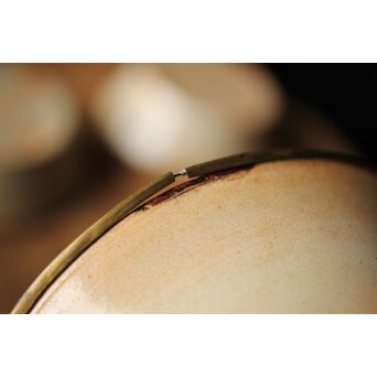 御本手 覆輪皿 五客　P414 