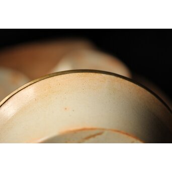 御本手 覆輪皿 五客　P414 