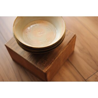 御本手 覆輪皿 五客　P414 