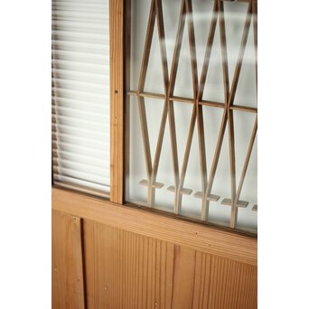 松葉組子のガラス戸　GD0190 